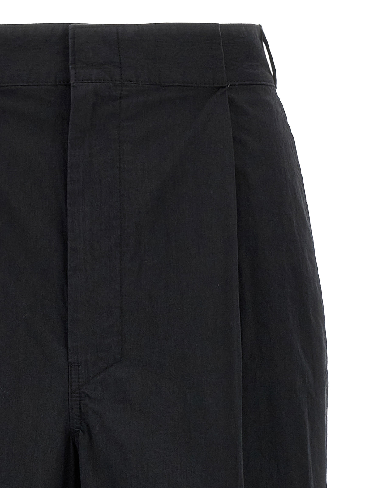 Pantalon décontracté en coton noir Maison Margiela