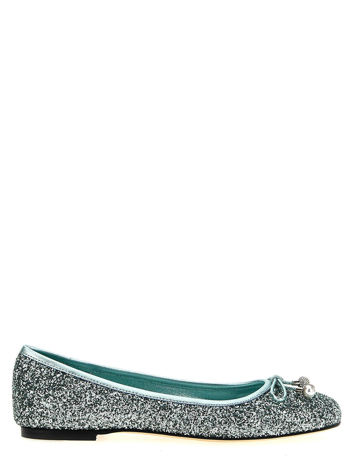 Jimmy Choo Bicolor Textile Ballet Flats