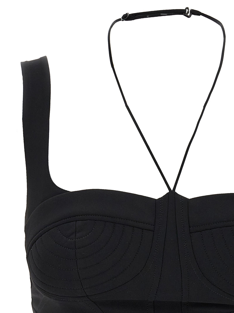 Débardeurs Nensi Dojaka en polyamide noir
