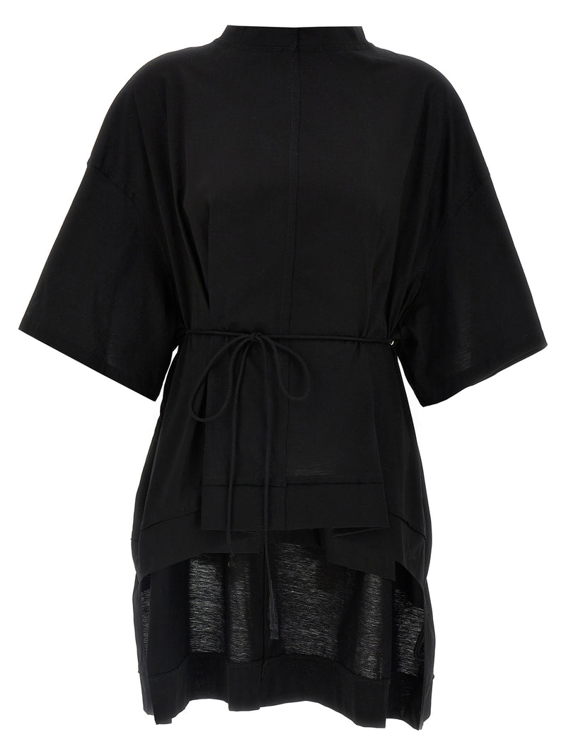 DI.LA3 PARI' Black Cotton T-Shirt