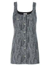 Ganni Multicolor Cotton Short Dress - Effortless Elegance