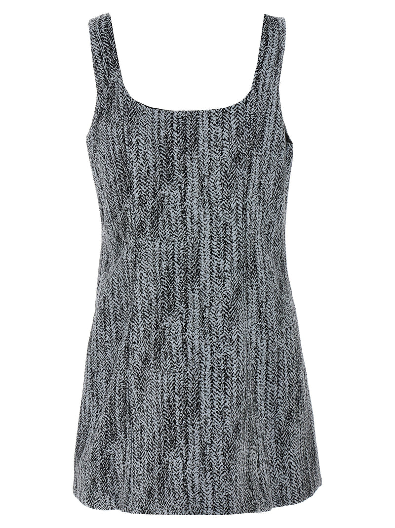Ganni Multicolor Cotton Short Dress - Effortless Elegance