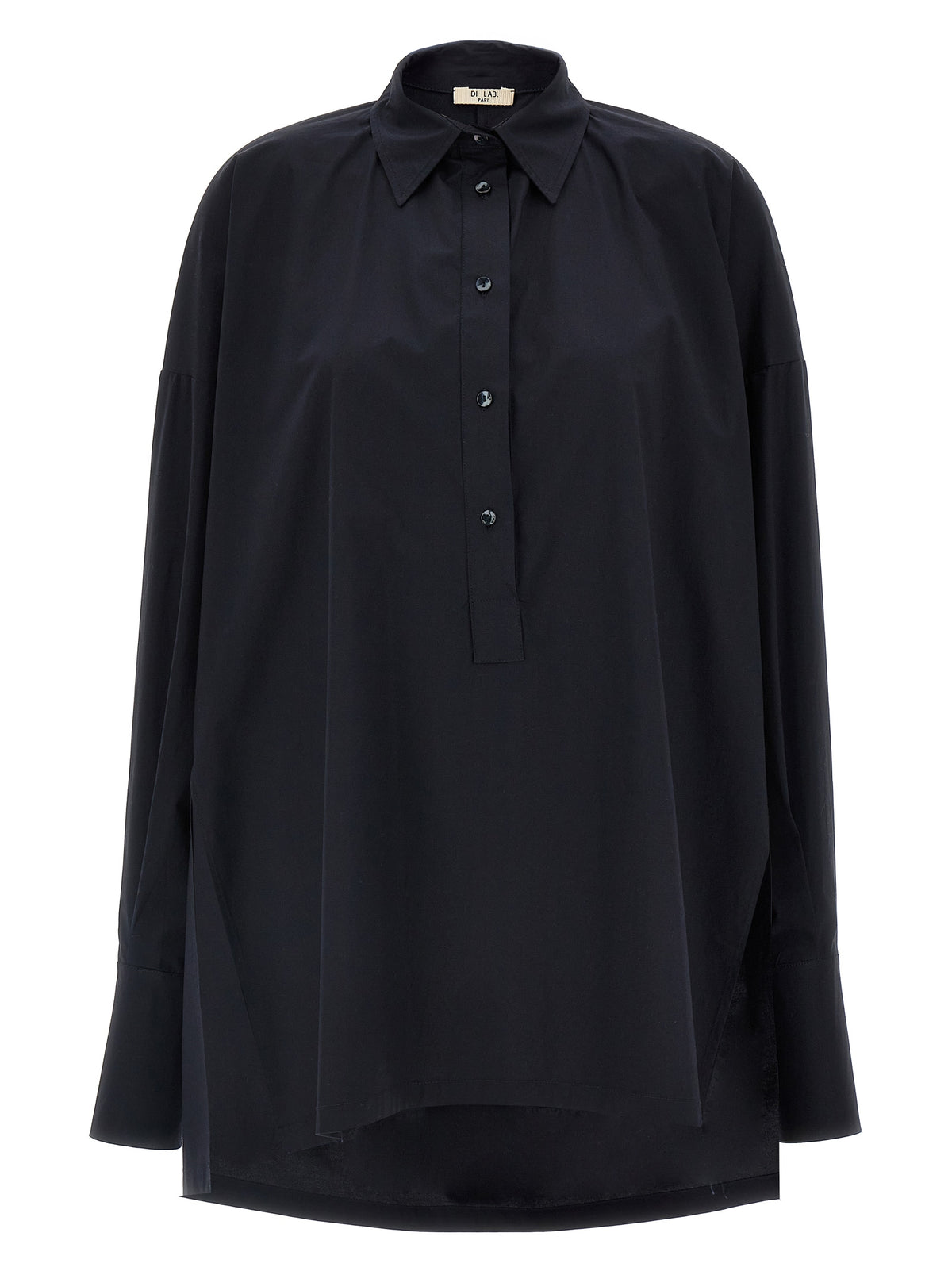 DI.LA3 PARI' Blue Cotton Blouse