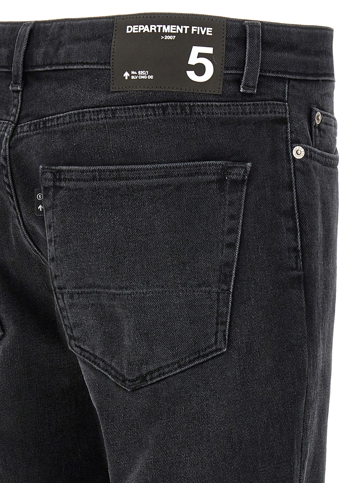 Department 5 Black Cotton Jeans Denim