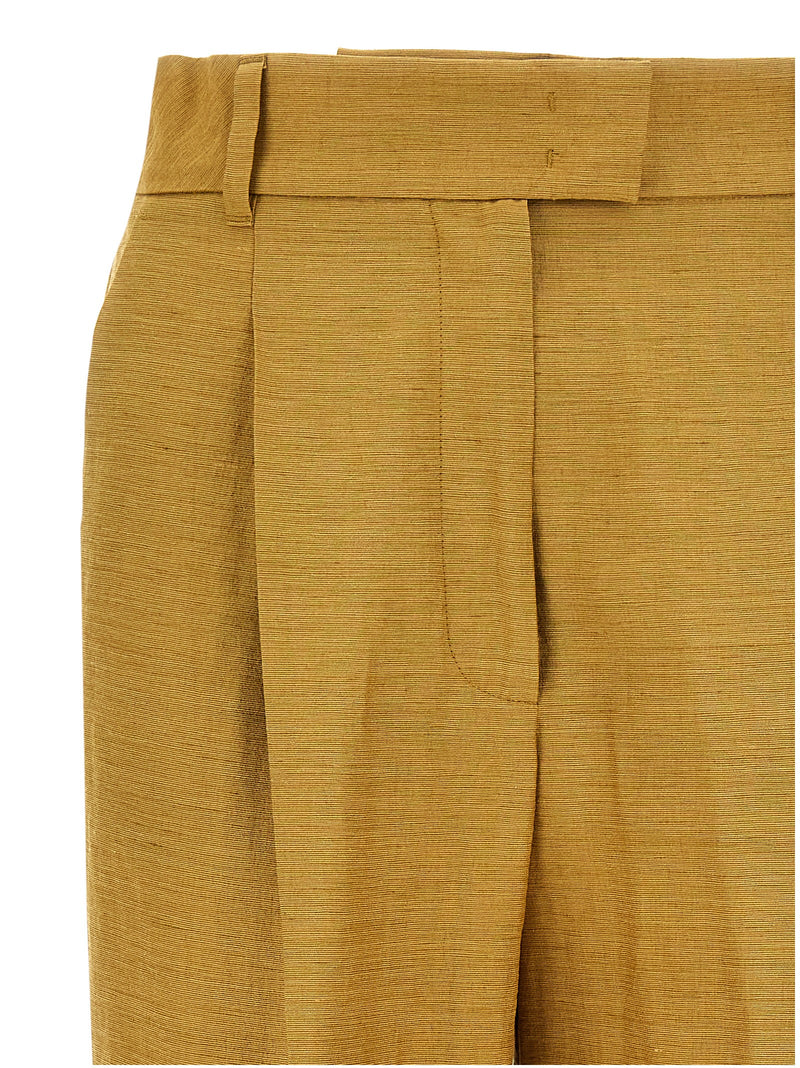 Pantalon en fibres fluorées or Max Mara