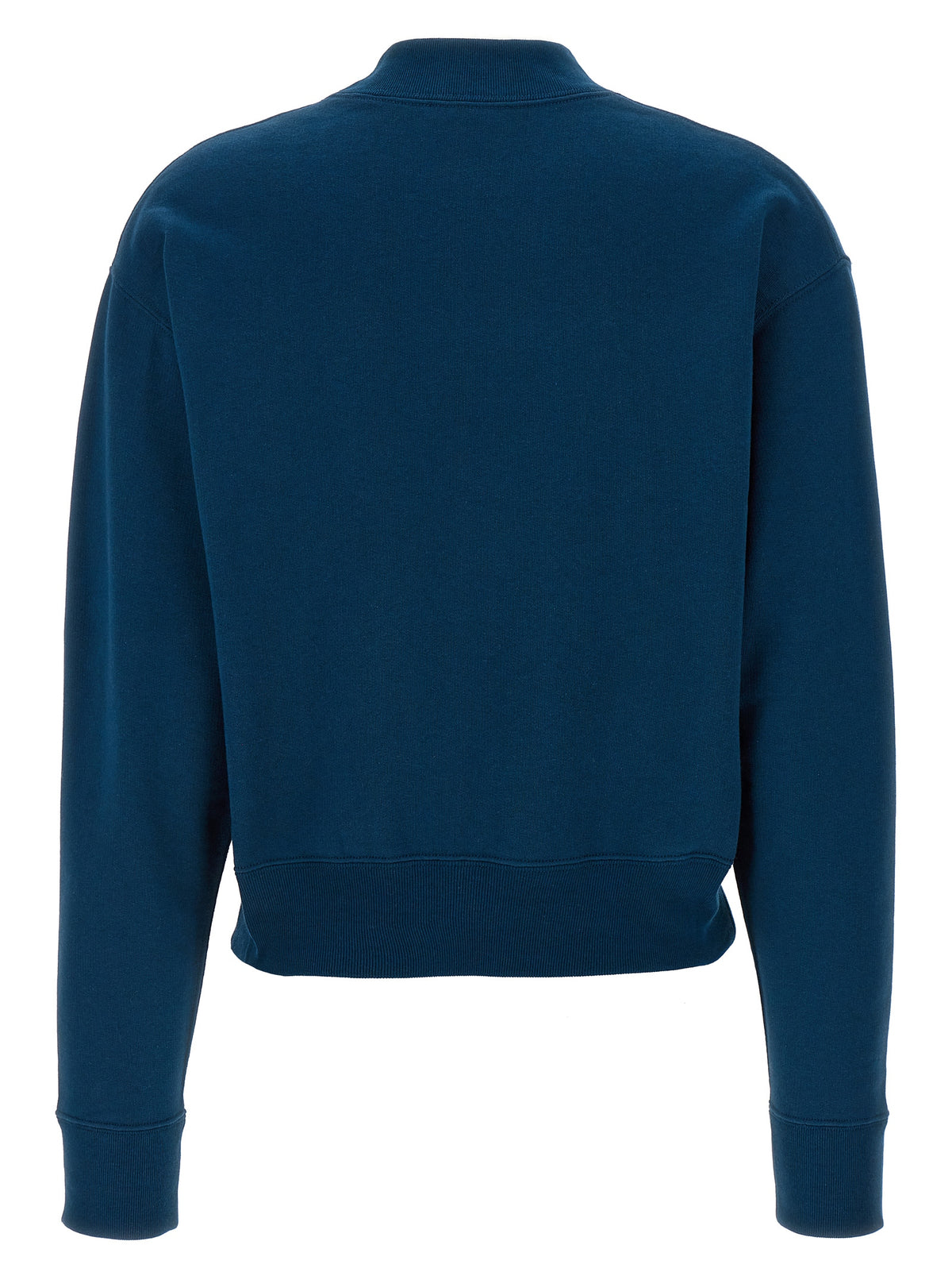 Chloé Blue Cotton Sweatshirt - Stylish Mock Neck Design