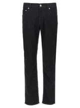 Etro Jean en Denim de Coton Noir