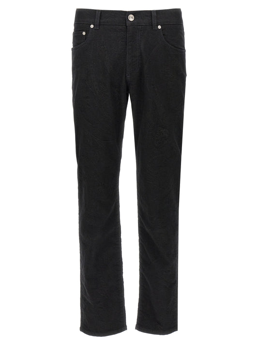 Etro Black Cotton Jeans Denim