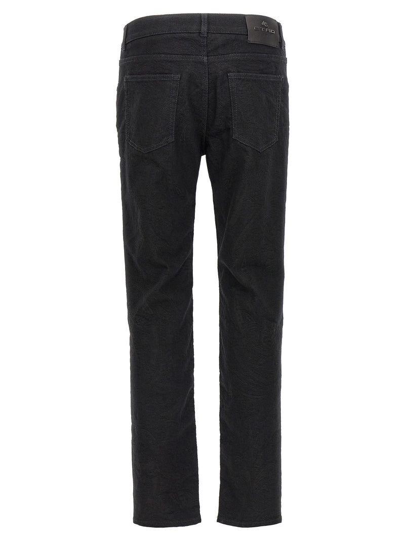 Etro Black Cotton Jeans Denim