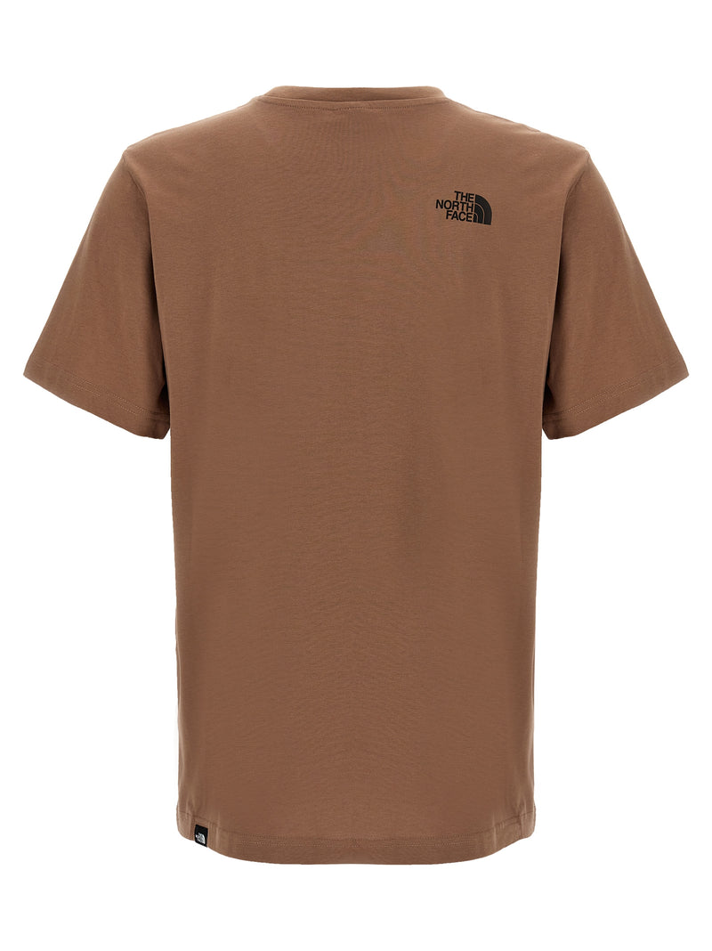 The North Face Brown Cotton T-Shirt