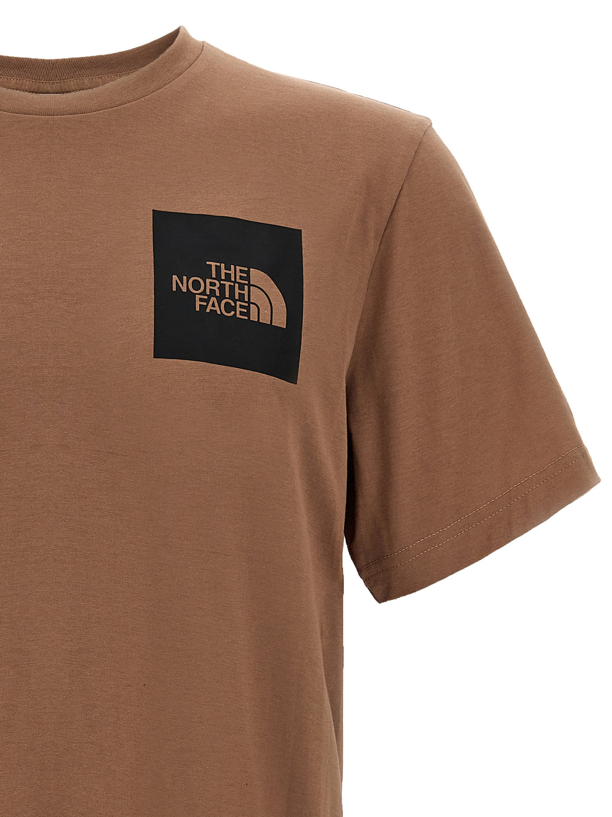 T-shirt The North Face en coton marron