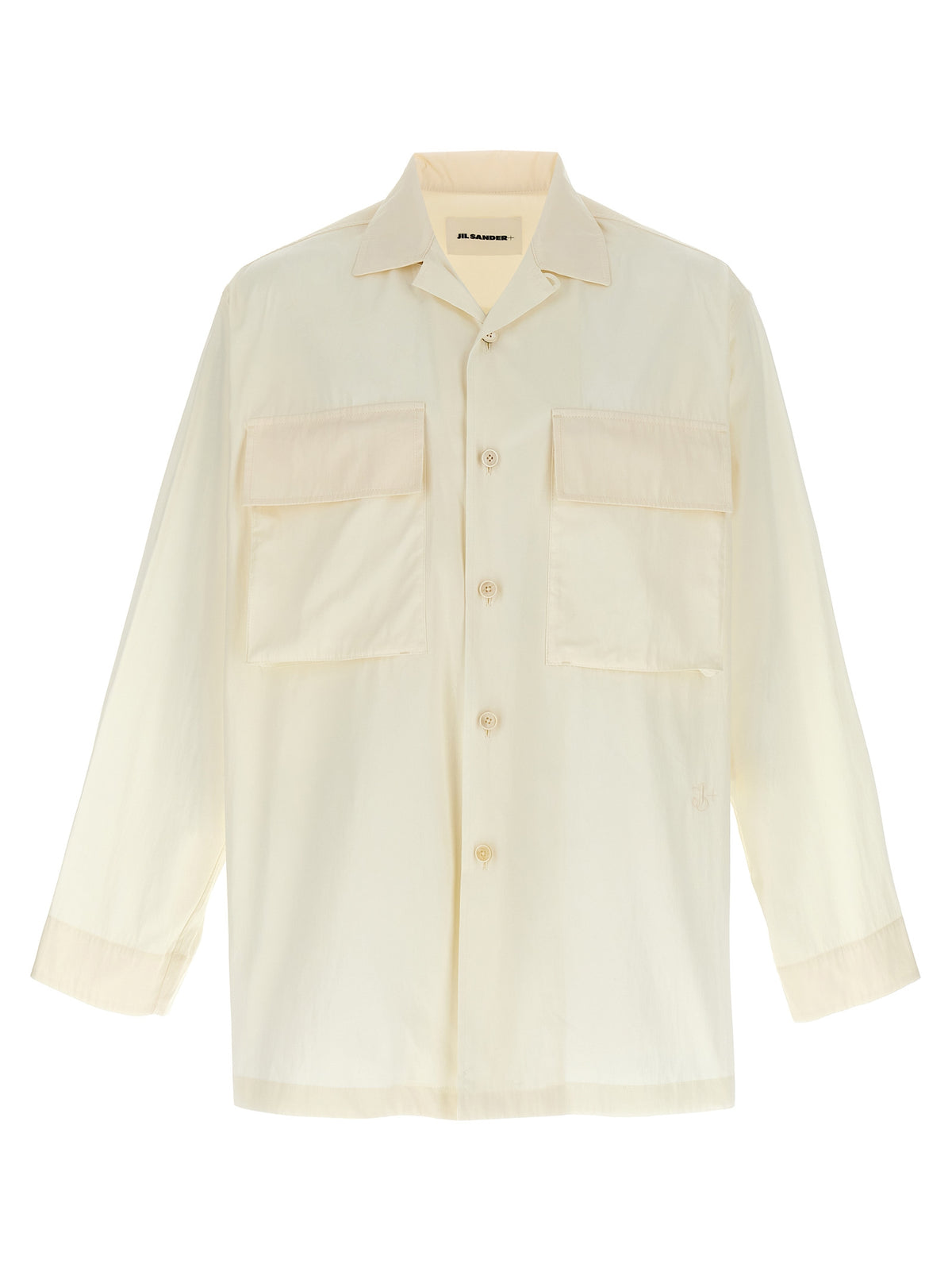 Jil Sander White Cotton Blouse - Classic Elegance