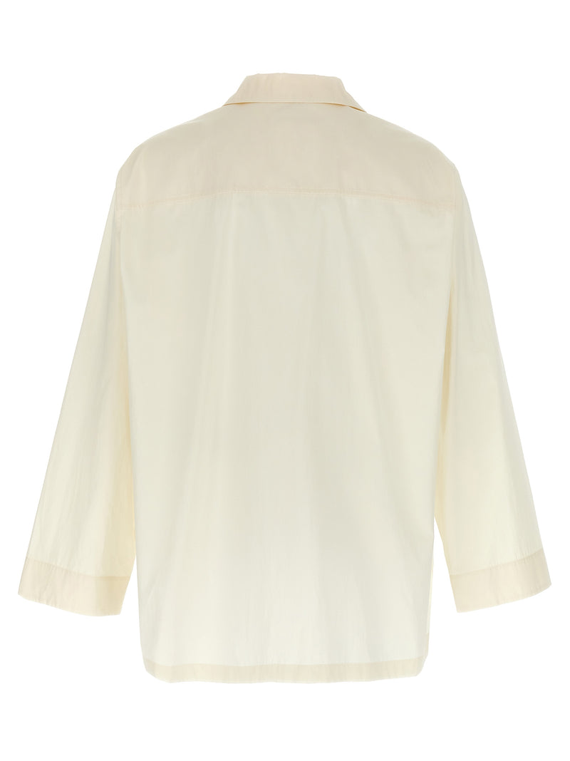 Jil Sander White Cotton Blouse - Timeless Elegance