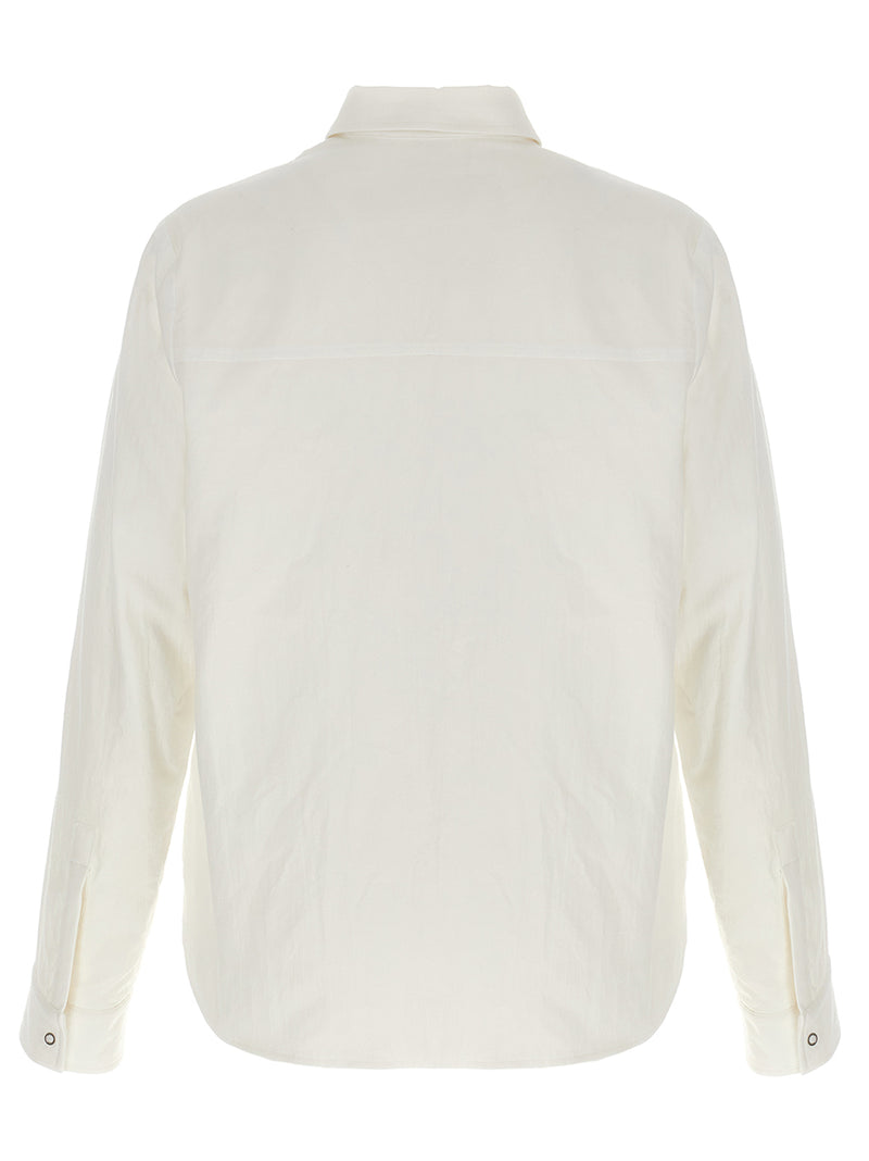 MONCLER GENIUS White Polyamide Blouse