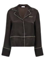 Off-White Black Acetate Blouse