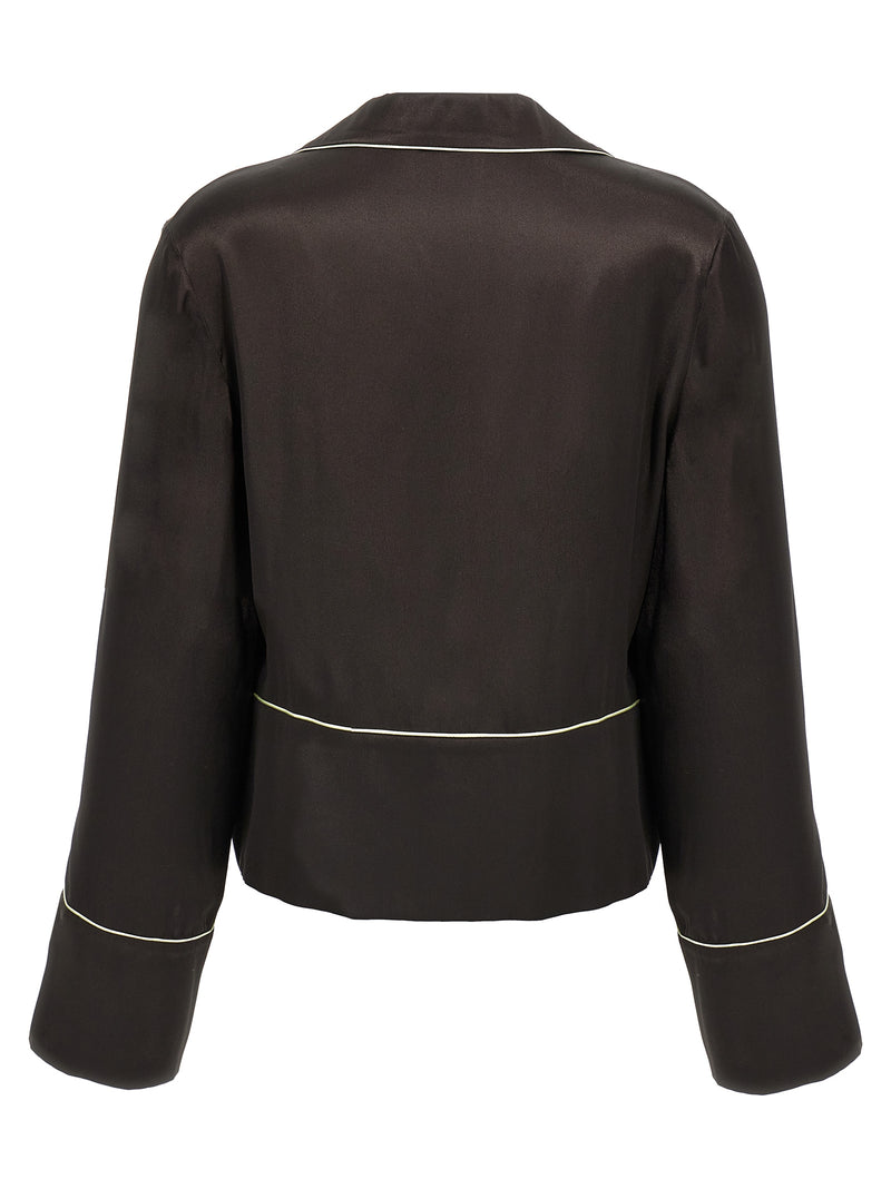 Off-White Black Acetate Blouse