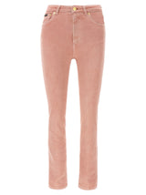 Jean taille haute en coton multicolore Dolce & Gabbana