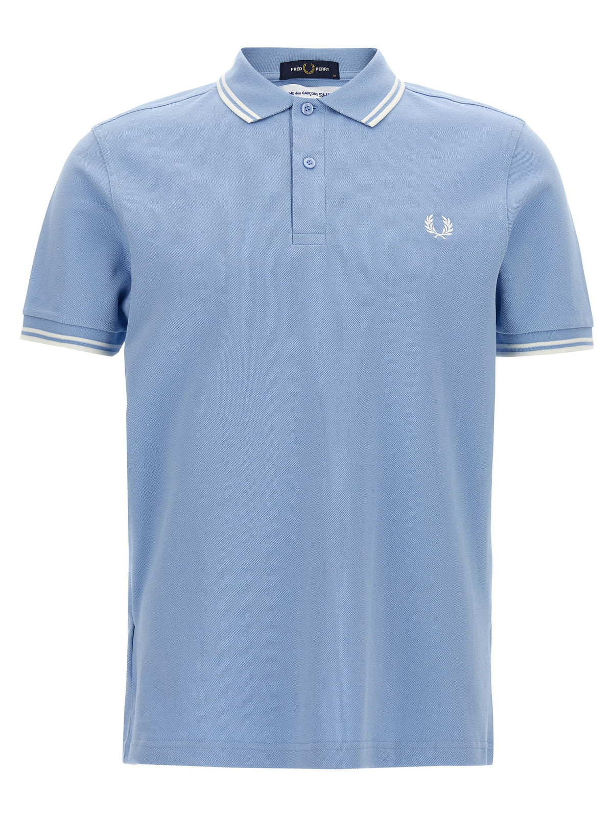 Polo Comme des Garçons en coton bleu