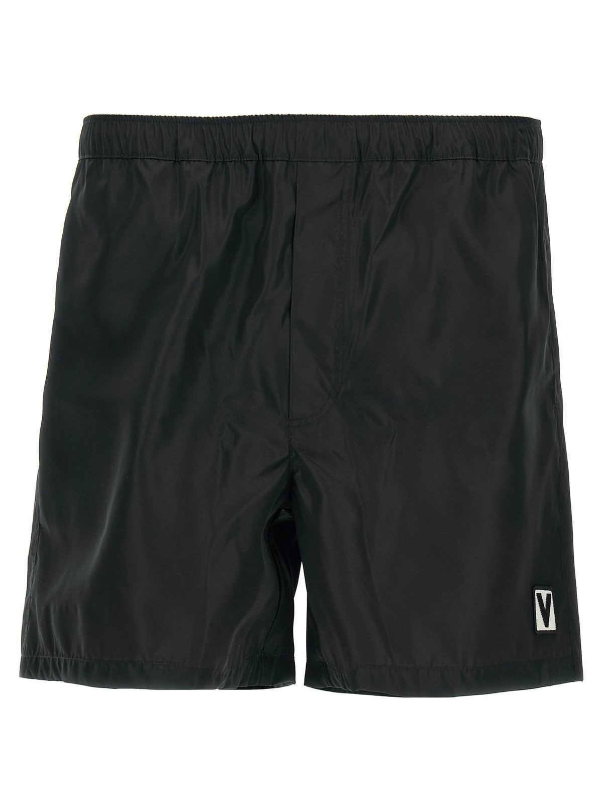 Valentino Garavani Black Polyamide Swim Shorts