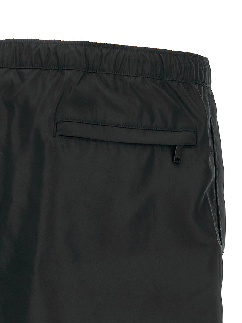Valentino Garavani Black Polyamide Swim Shorts