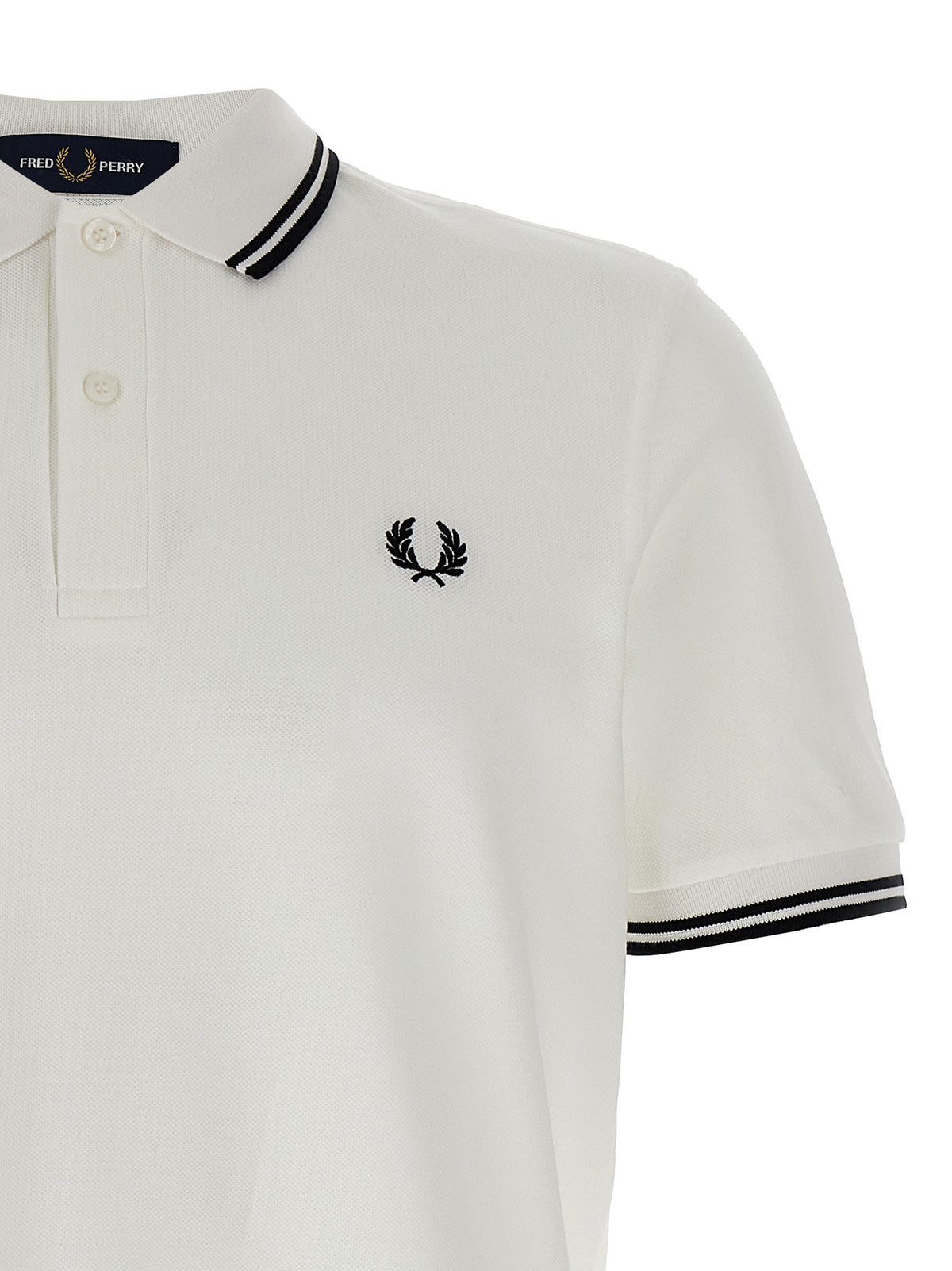 Comme Des Garçons Polo En Coton Blanc