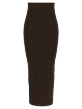 Mini-jupe Max Mara marron en viscose