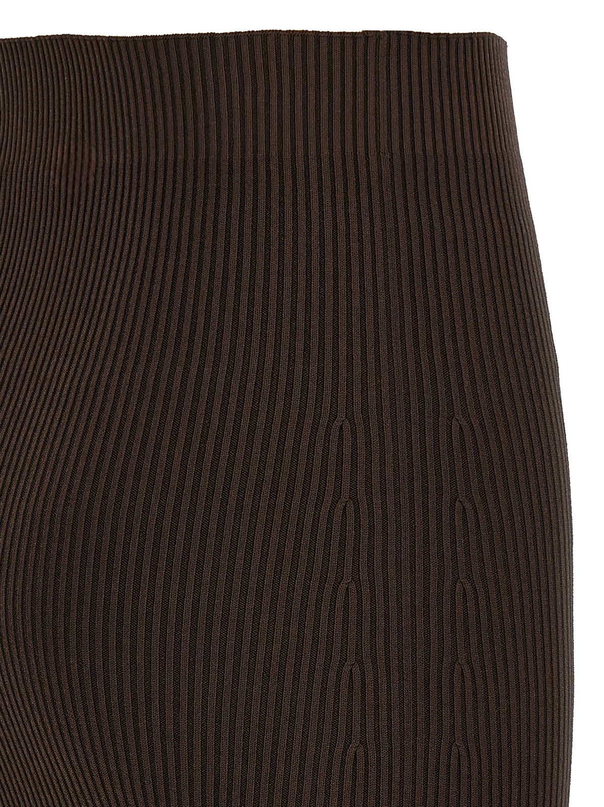 Mini-jupe Max Mara marron en viscose