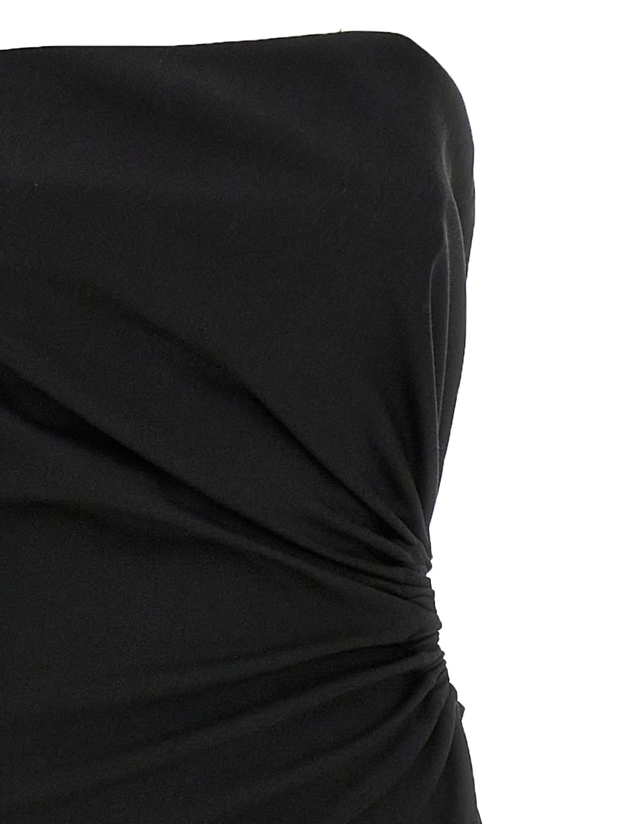 Robe longue noire en laine vierge Max Mara