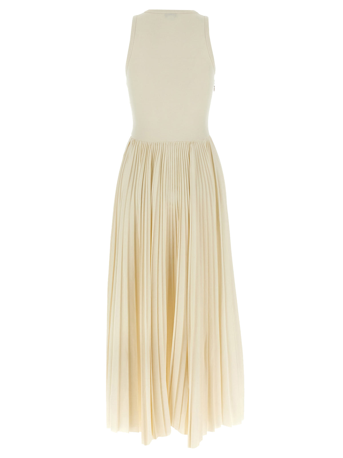 Alexander McQueen White Cotton Long Dress