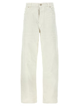 Balenciaga White Cotton Jeans Denim