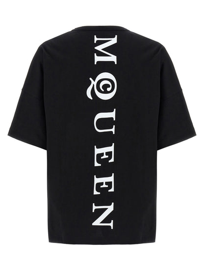 Alexander McQueen Bicolor Cotton T-Shirt