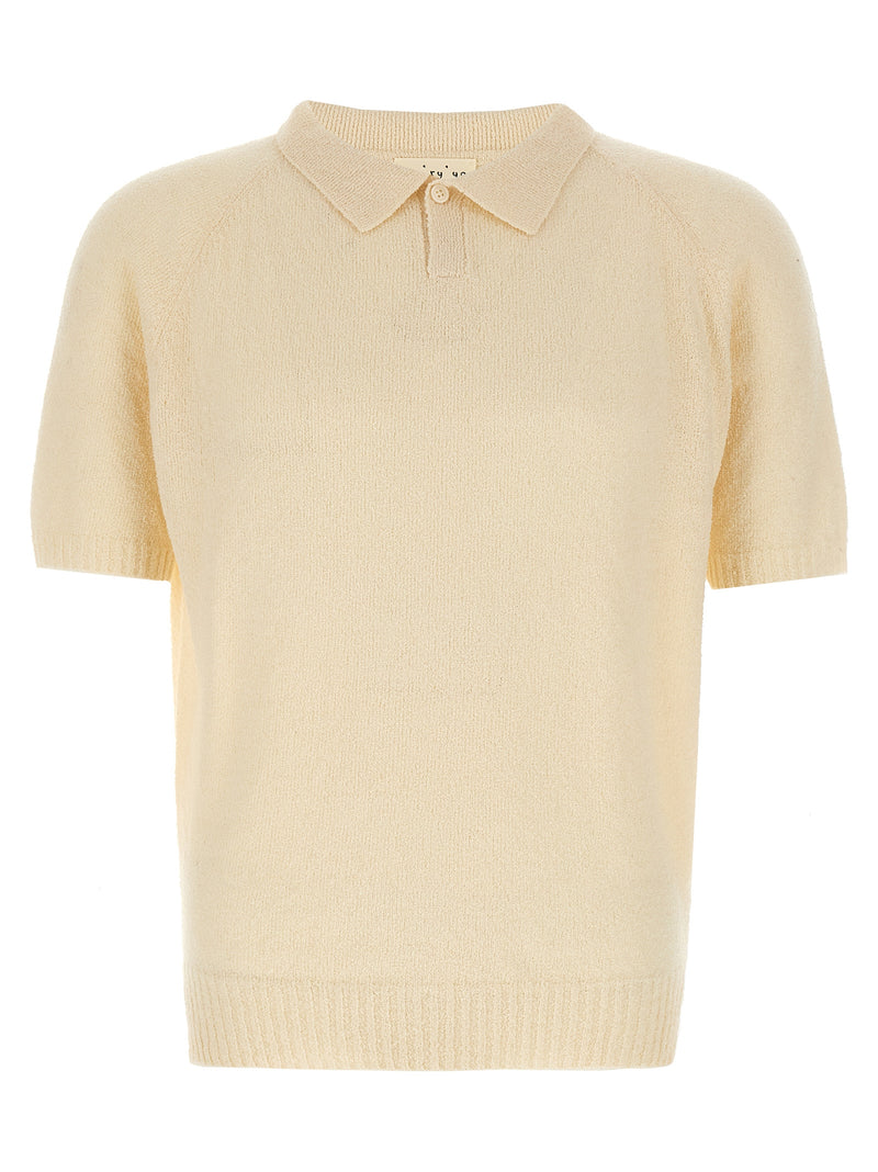 Polo en coton blanc MA'RY'YA