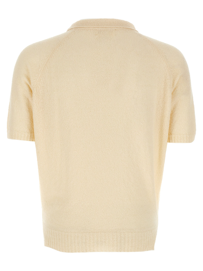 Polo en coton blanc MA'RY'YA