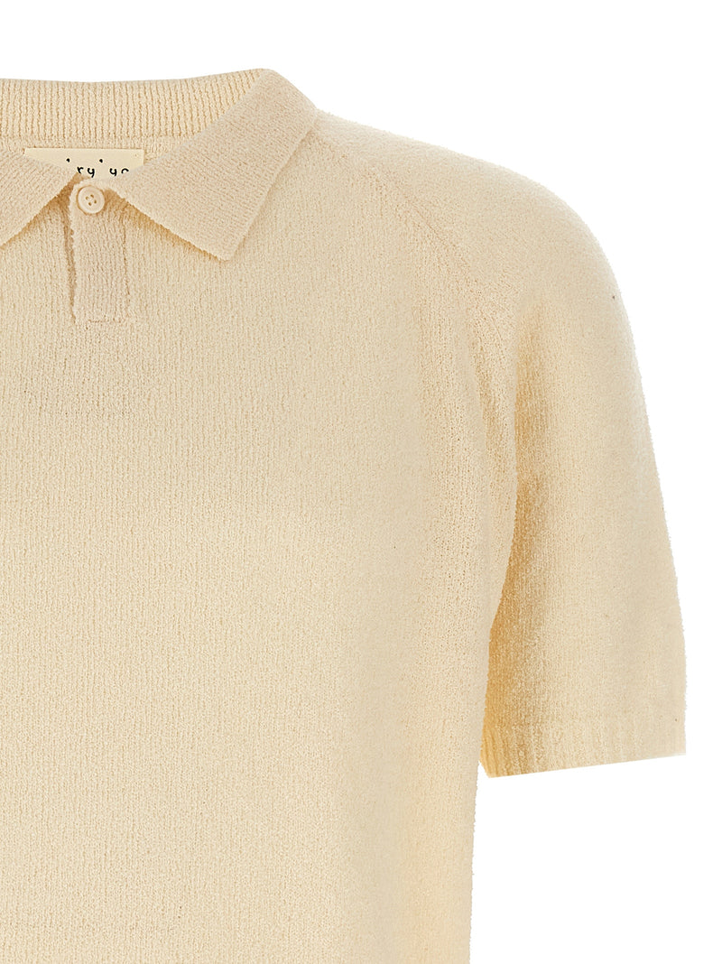 Polo en coton blanc MA'RY'YA