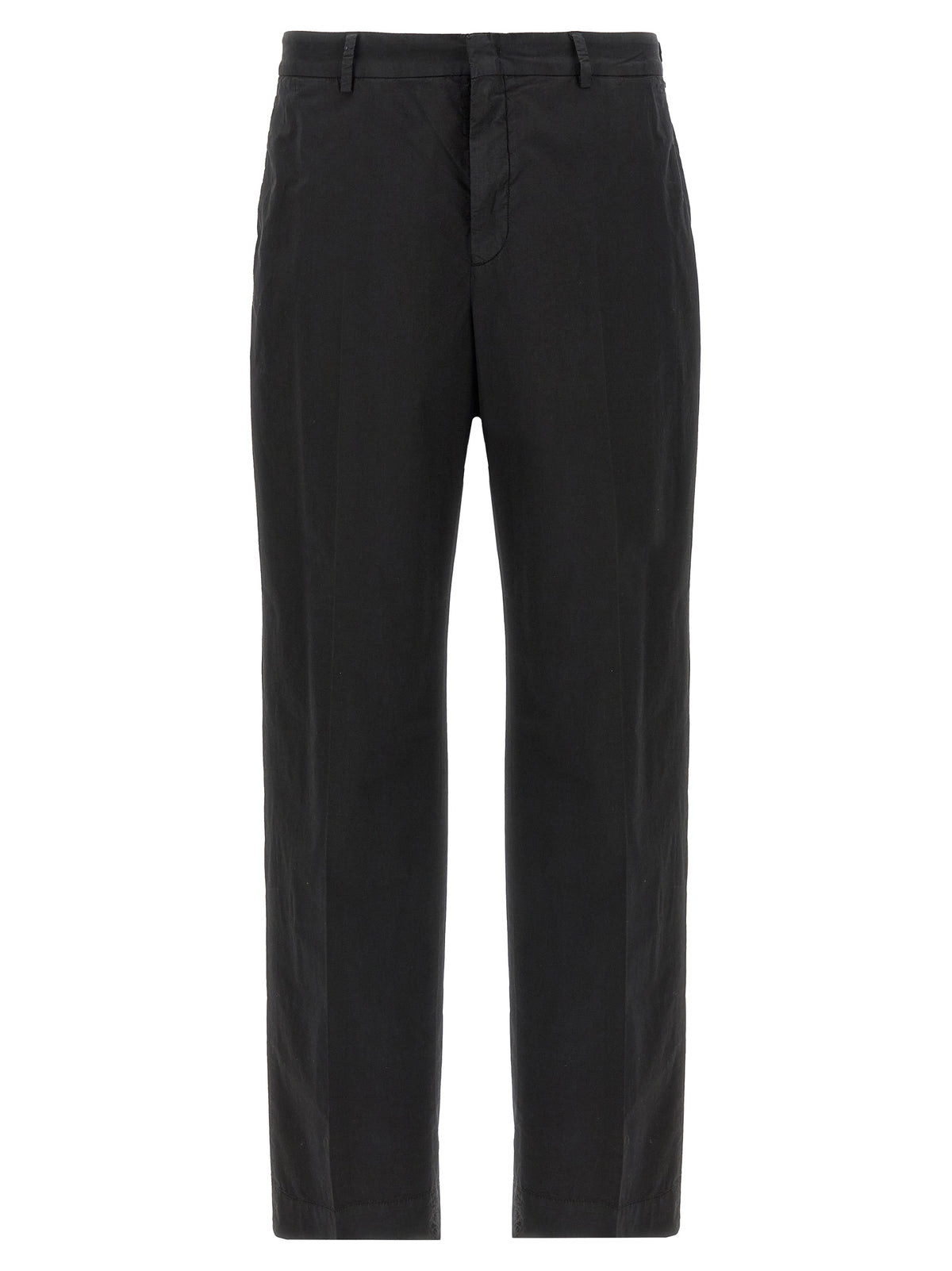 CELLAR DOOR Pantalon décontracté en coton noir
