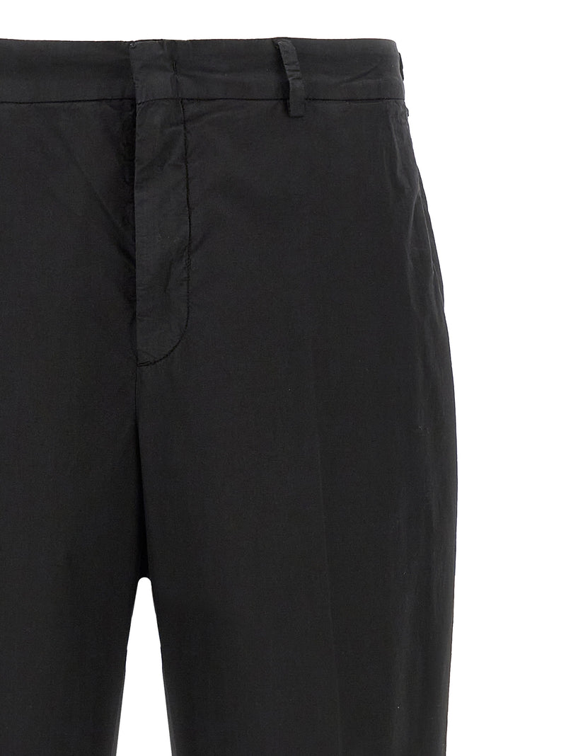 CELLAR DOOR Pantalon décontracté en coton noir