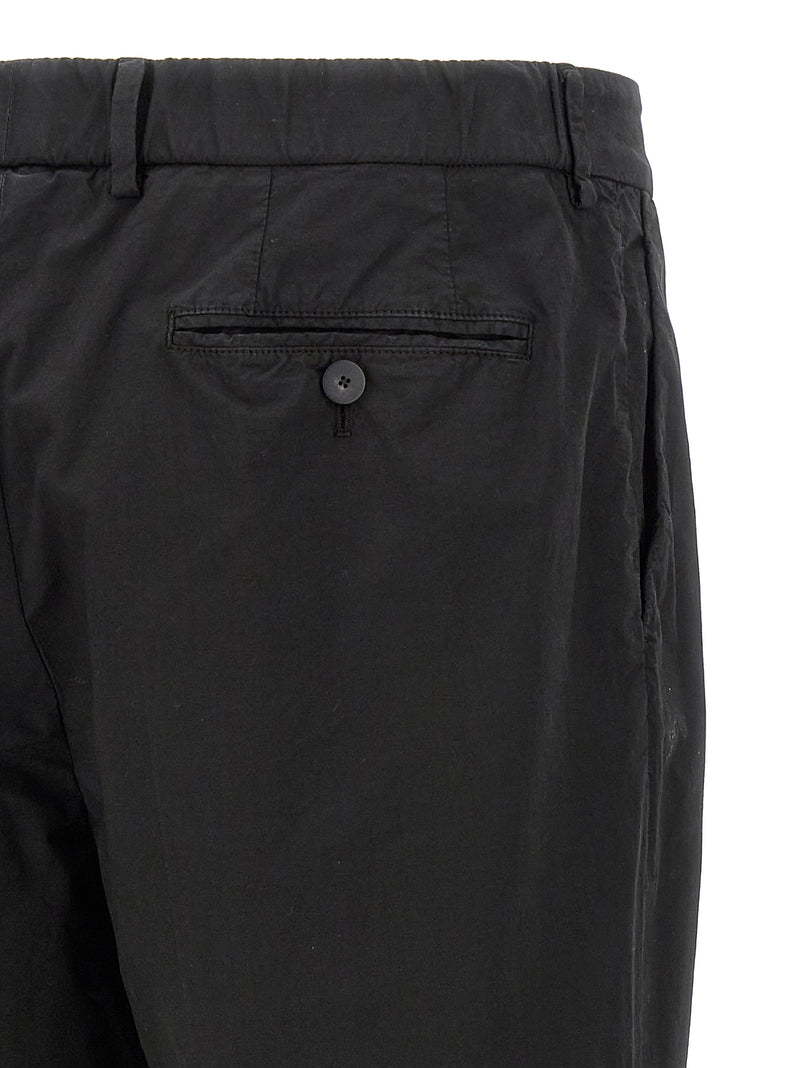 CELLAR DOOR Pantalon décontracté en coton noir