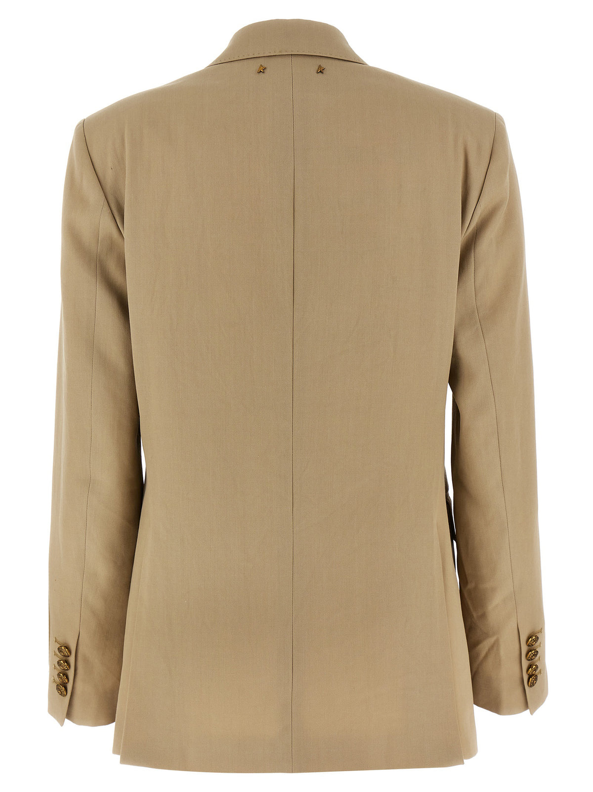 Golden Goose Beige Virgin Wool Blazer - Elegant & Trendy