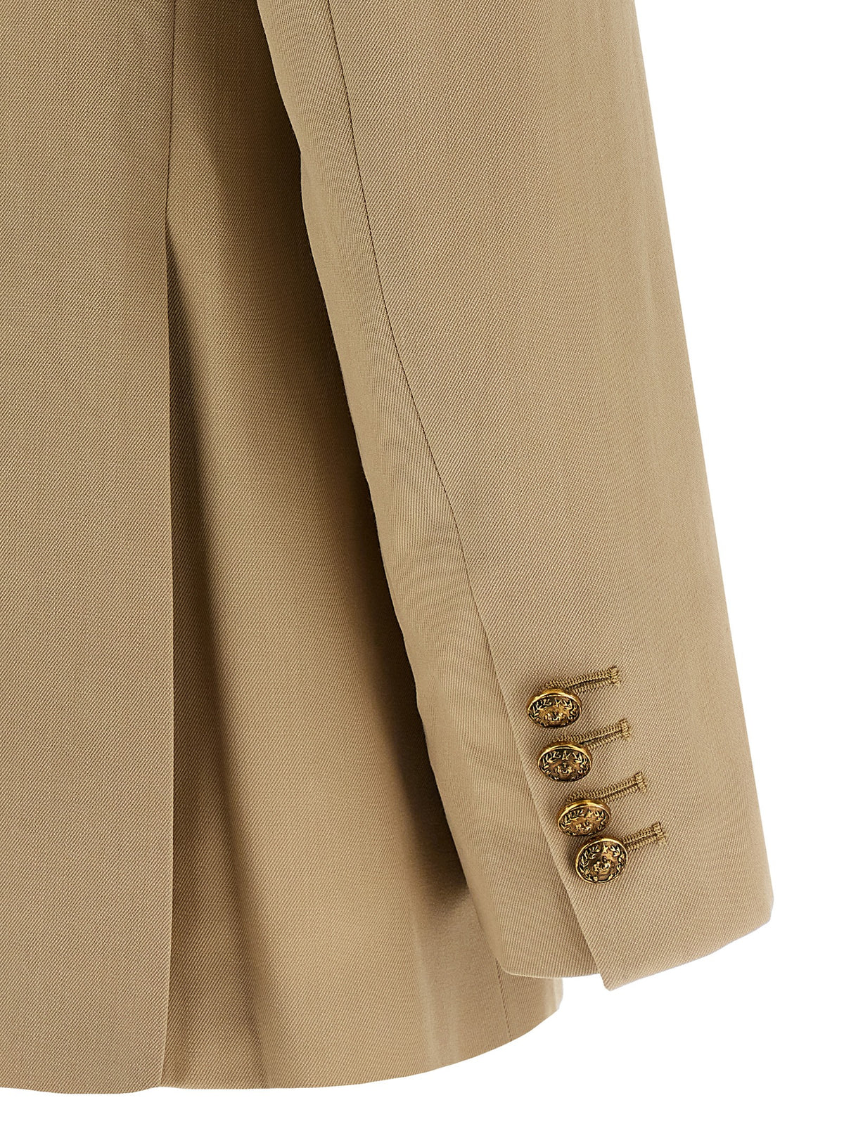 Golden Goose Beige Virgin Wool Blazer - Elegant & Trendy