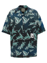 Maison Mihara Yasuhiro Blue Rayon Blouse