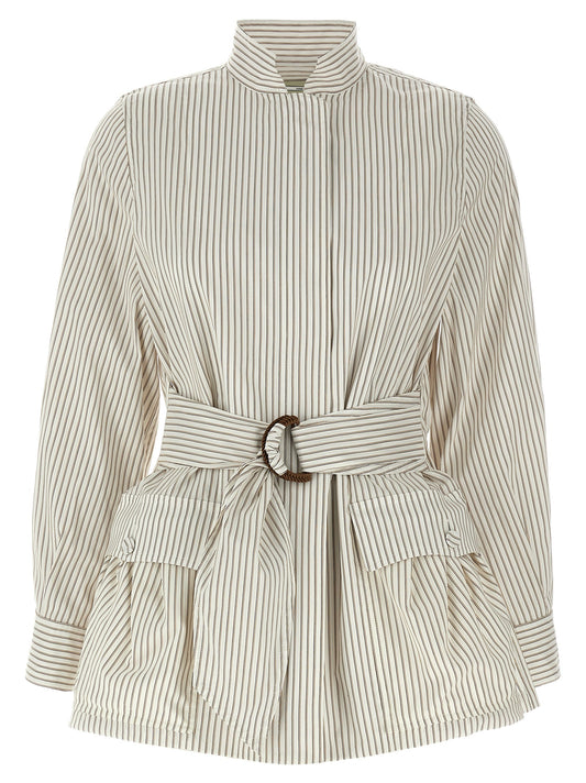Blouson Fendi en coton blanc