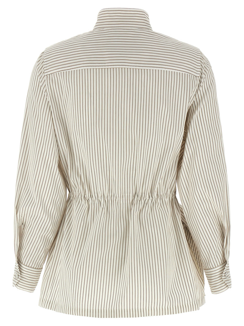 Fendi White Cotton Shell Jacket