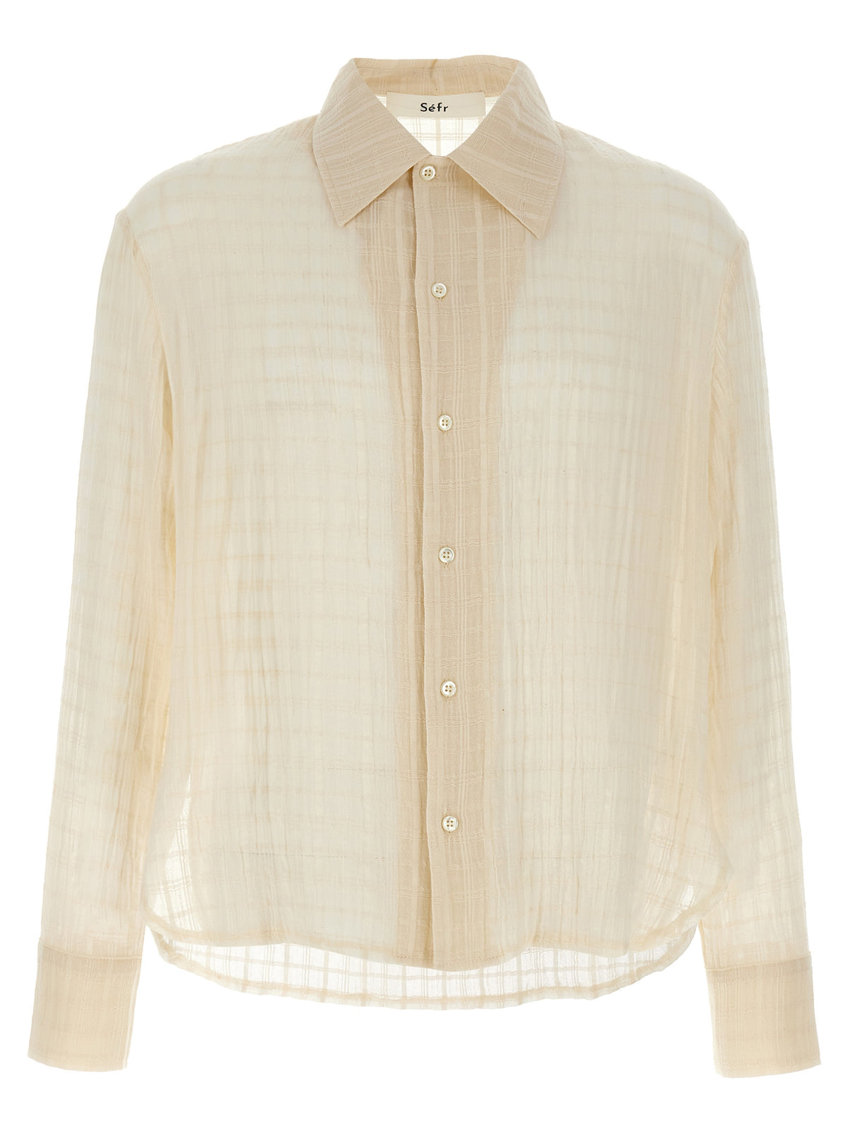 Chemisier en coton beige SÉFR