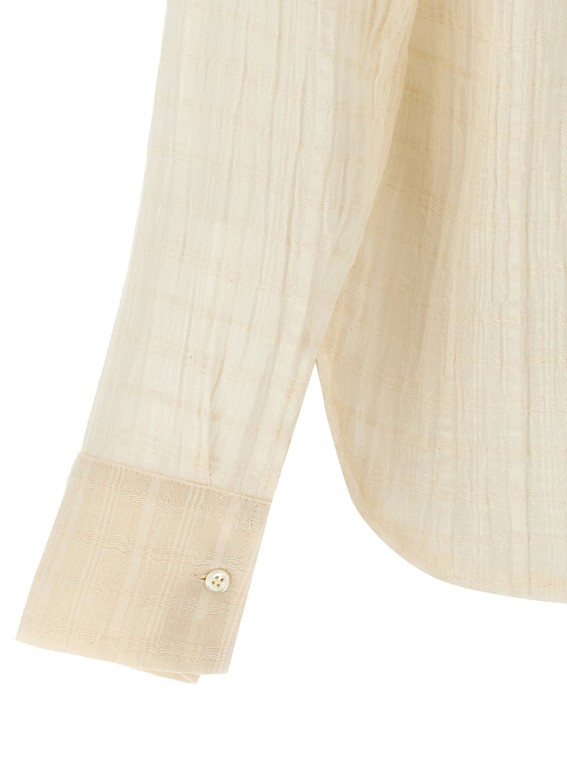 Chemisier en coton beige SÉFR