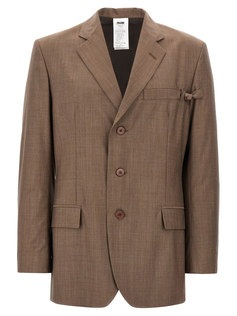 Magliano Locarno Brown Virgin Wool Blazer