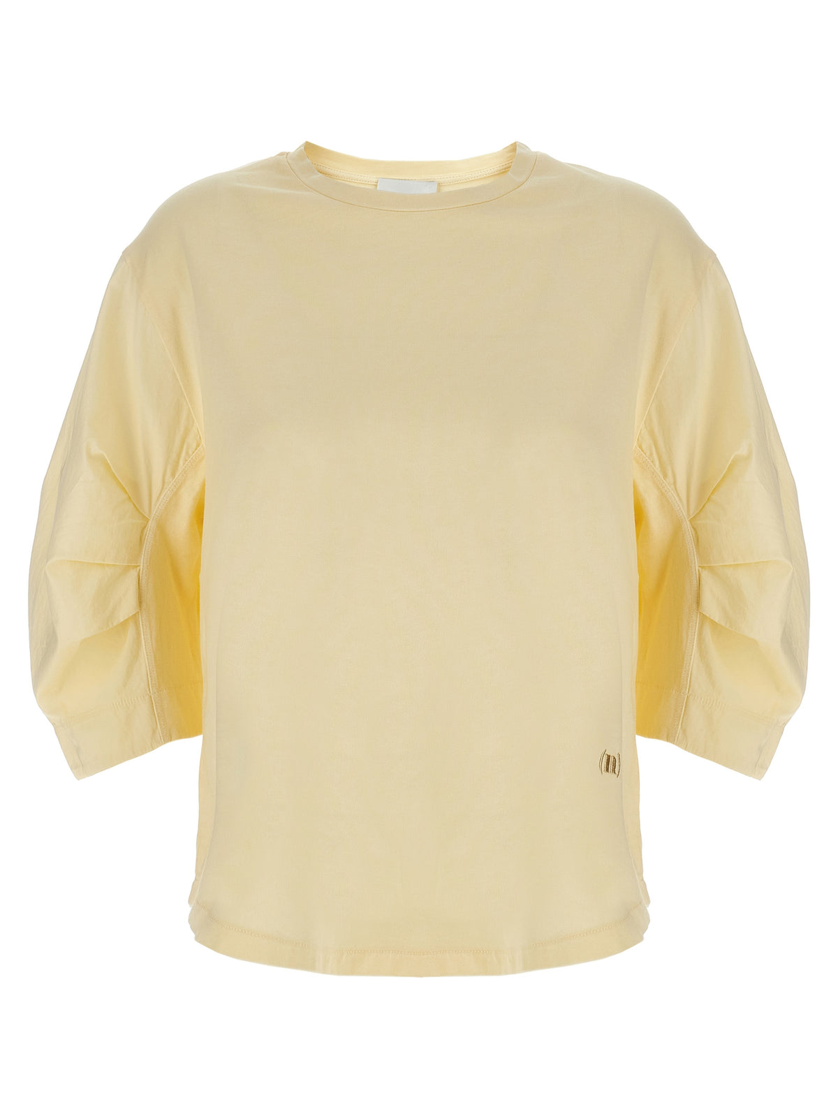 NUDE Beige Cotton T-Shirt