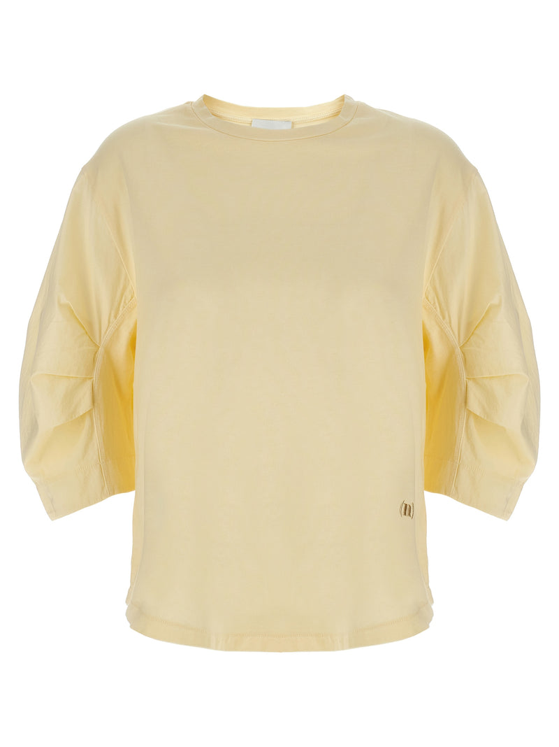 NUDE Beige Cotton T-Shirt