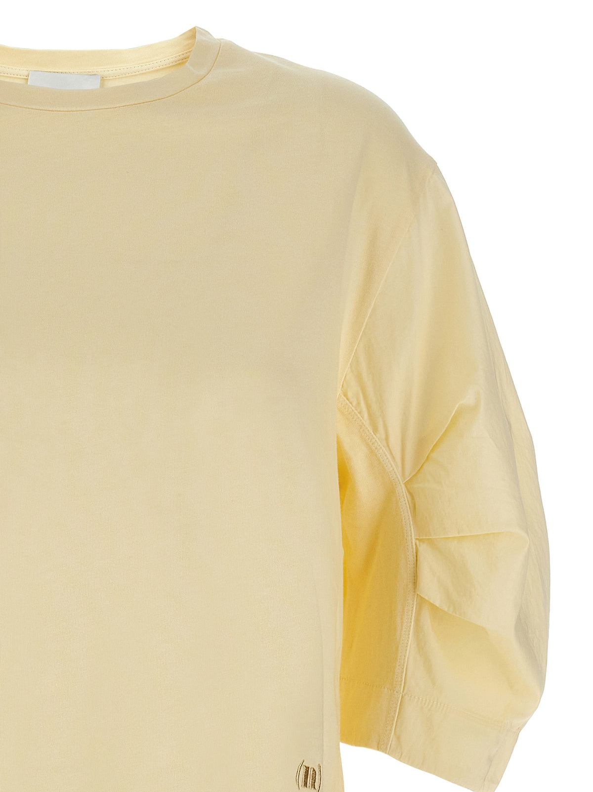 NUDE Beige Cotton T-Shirt
