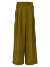 Dries Van Noten Bicolor Wool Casual Pants