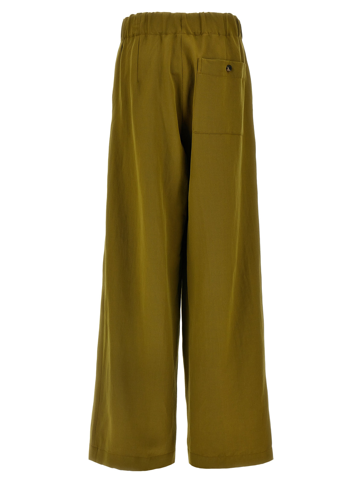 Dries Van Noten Bicolor Wool Casual Pants